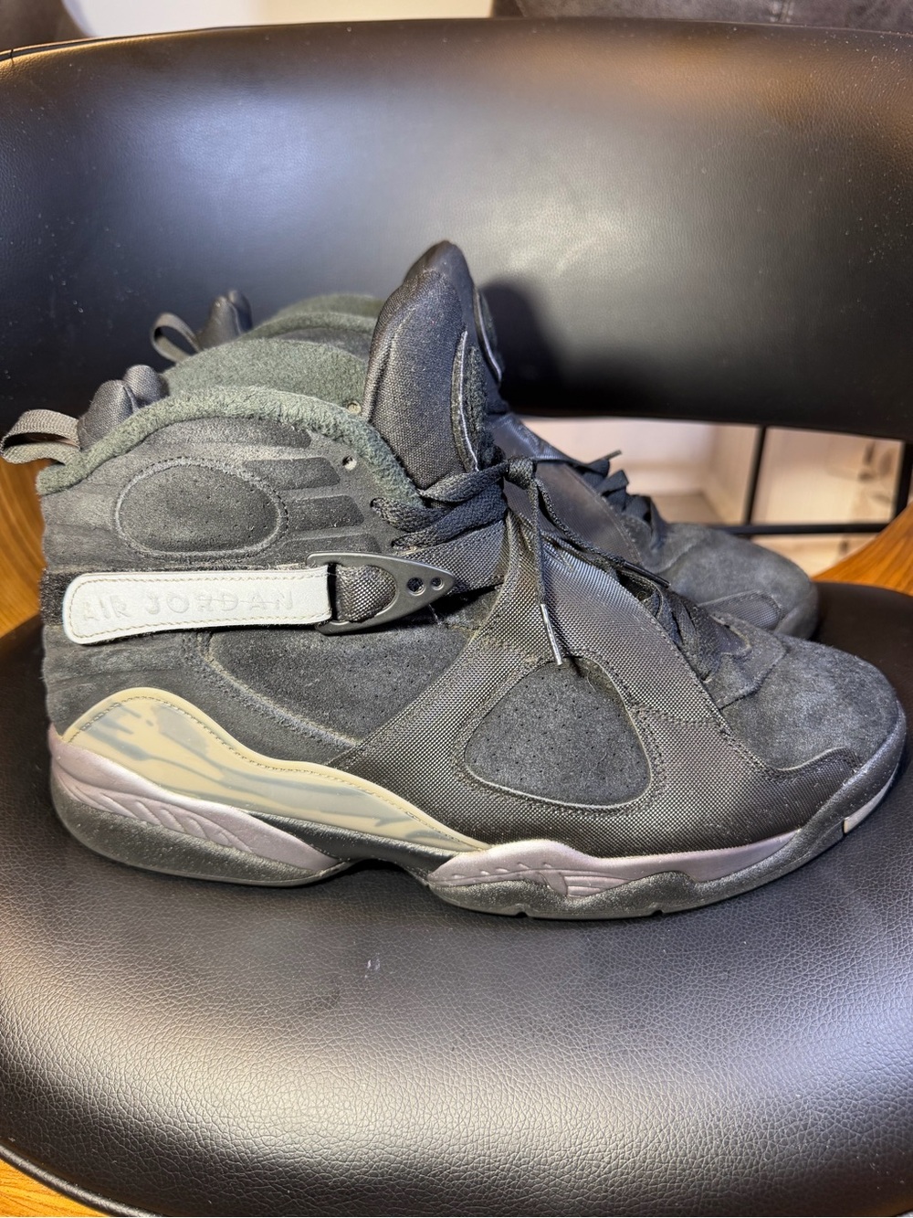 Air Jordan 8 Retro Winterized Gunsmoke FD1334-001 Mns Sz 13 No Box Great Cond